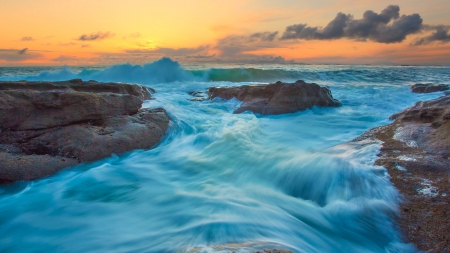 Tide and Waves - nature, fun, lake, river