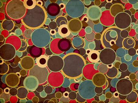 Warm Color Circles - dots, ali ehsanfar, abstract, ae510, circles