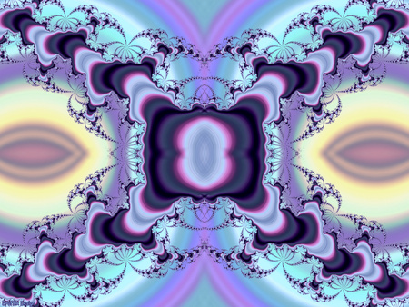 bluescale - abstact, digital, fractals, bluescale, colors, art