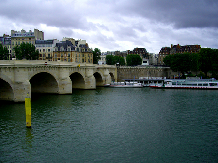 A Bridge In Paris - notre dame, paris, bridge