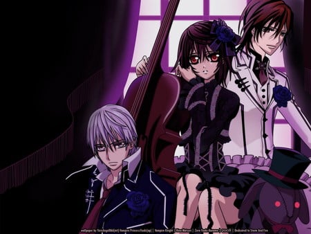 Vampire Knight - zero, kaname, yuki