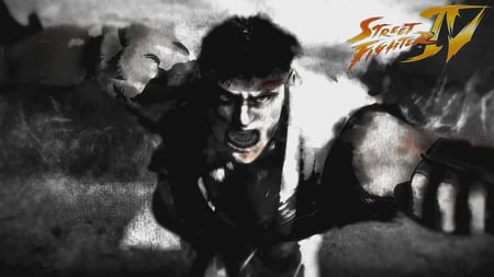 Street Fighter 4 - Ryu atac - fighter, honey, anime, cartoon, hot, preaty, beauty, cool, street, fly, games girl, toon, nice, new