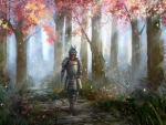 Samurai In Autumn