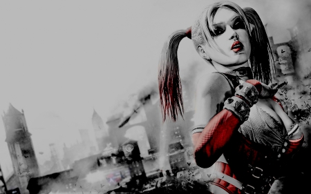 Harley Quinn - actress, game, female, harley quinn, haryley, quinn, model