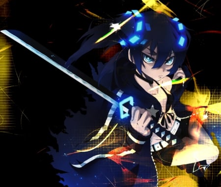 Black Rock Shooter X Ao no Exorcist - Awesome, Rock, Black, Anime, Miku, Wallpaper, no, Black Rock Shooter, Ao no Exorcist, Ao, Exorcist, Hatsune, Shooter