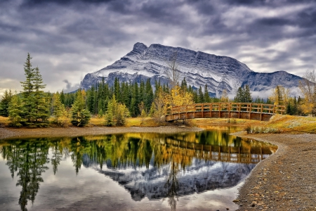 ***  Lake and autumn *** - trees, nature, autumn, lake, mountain