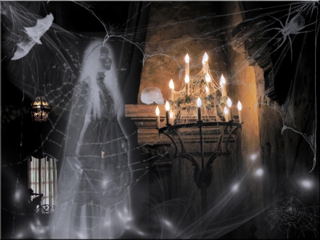 Ghostly Image - abstract, halloween, ghostly, fantasy