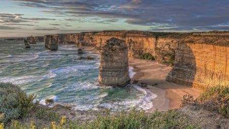 gorgeous 12 apostles on the coast of australia hdr