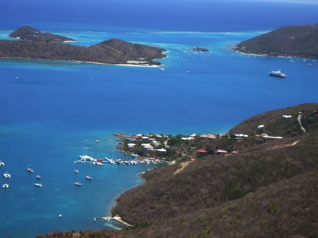 Deep Blue Sea - Ocean, Mountains, Trees, Hills, Tropical, Deep Blue Sea, Blue, Cliff, Yachts, Islands, Water, View, Scenery, Boats, Beach, Sea