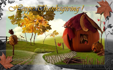 Happy Thanksgiving - thanksgiving, harvest, happy thanksgiving, autumn harvest