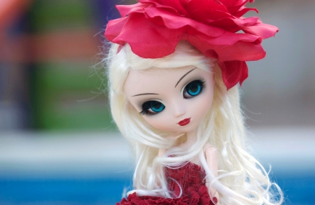 So Pretty Blonde Doll - doll, pretty, blonde, photography