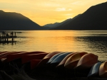 *** Boats on the lake ***