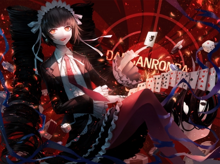 Dangan Ronpa - girl, anime, goth, video games, manga