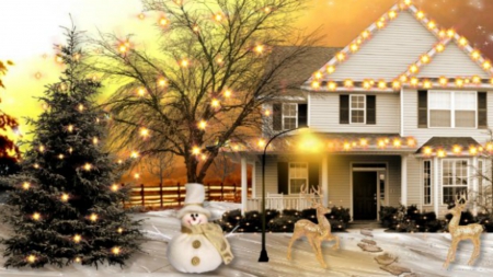 ~*~ Beautiful Christmas Decoration ~*~ - decoration, christmas lights, beautiful christmas decoration, christmas