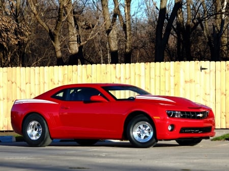 Red Copo Camaro - Copo, Bowtie, GM, 5th gen