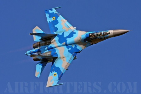 Sukhoi Su-27 (Ukraine Air Force) - ukraine air force, sukhoi, jets, su 27, jet fighters