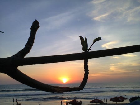 *** sun-set *** - beach, sand, sea, set