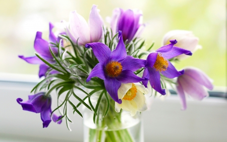 *** Bouquet in violet *** - flower, flowers, bouquet, violet, nature