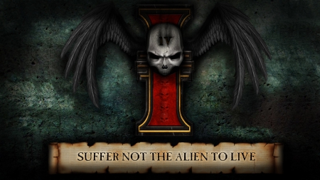 Warhammer 40k - suffer not the alien to live - warhammer, warhammer40k, suffer no the alien to live, space marine