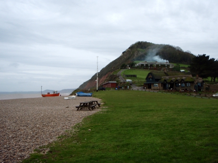 Branscombe 2 - Cliffs, Clouds, Devon, Beach