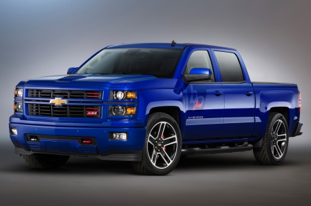 2014-Chevrolet-Silverado-Brad-Paisley-Concept - truck, gm, 2014, blue