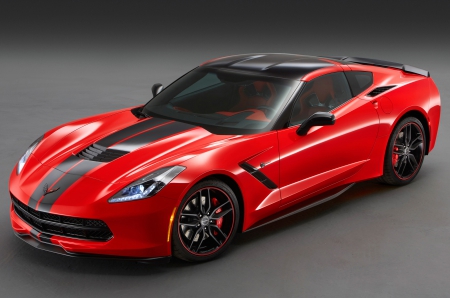 2014 Chevrolet Corvette Pacific Coupe Concept - red, stingray, bowtie, gm