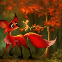 Red Fox and the Mouse