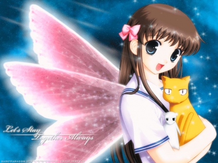 fruits basket - long hair, nice, cute, fruits basket