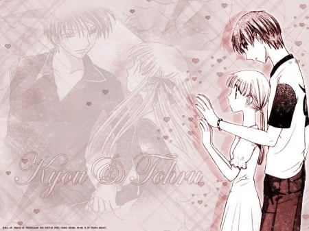 fruits basket - anime, cute, nice, couple, love