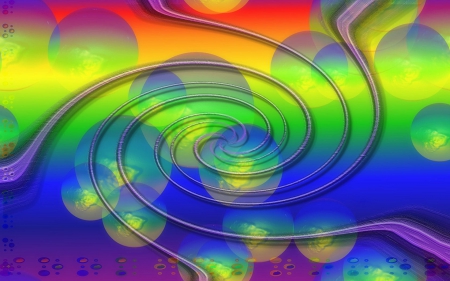 â—•Rainbow Rotatesâ—•  - rainbow, rotates, colorful, lovely, creative pre-made, abstract, vector art, rainbow rotates, beautiful, digital art, softness beauty, colors