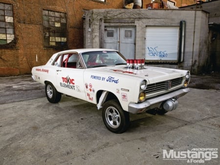 1967-Ford-Mercury-Comet - Gasser, 1967, White, Classic