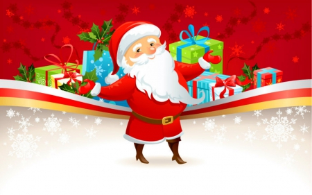 Santa Claus - santa claus, holiday, gifts, christmas