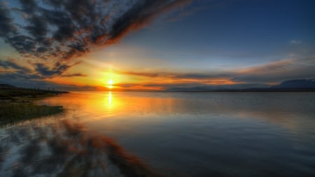 Scenic Sunset - relaxing sunset, scenic sunset, pretty sunset, sunset landscape