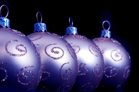 MERRY CHRISTMAS - noel, colour, festive, seasonal, christmas, blue, celebration, holiday, baubles, background, balls, decorations