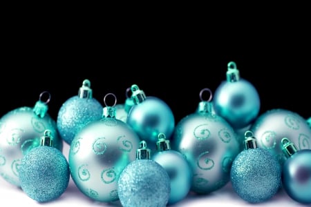 MERRY CHRISTMAS - cyan, ball, mirrored, bauble, holidays, celebration, festive, christmas, gloss, seasonal, reflective, background, xmas, shine, lustre