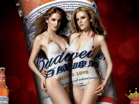 Budweiser Babes - bikinis, sexy, beer, model