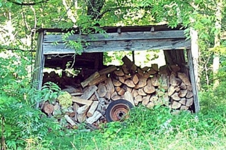 Stockpile of Wood - architecture, building, rural, shed