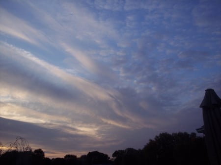 cool blue sky in October. - great, sky, cool, biue