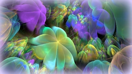 ✫Pillow Flowers✫ - lovely flowers, raw fractals, softness beauty, creative pre-made, beautiful, digital art, spring, colors, lovely, flowers, pillow flowers, pillow, love four seasons, fractal art