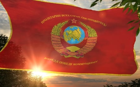 Soviet parade banner - Ð¡Ð¾Ð²ÐµÑ‚ÑÐºÐ¾Ðµ Ð·Ð½Ð°Ð¼Ñ Ð¿Ð°Ñ€Ð°Ð´ - soviet union, red army, russia, sssr