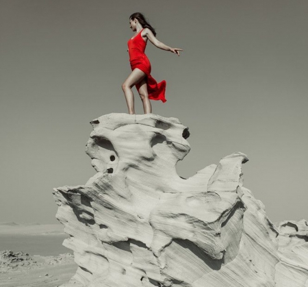 * - woman, people, photography, red