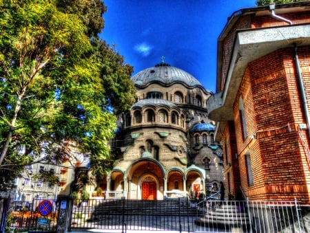 Church - hdr, bilding, church, religious