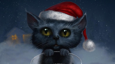 Christmas cat