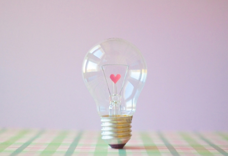 Love - love, abstract, bulb, photography