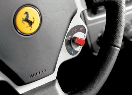 Ferrari - drive, wheel, car, ferrari