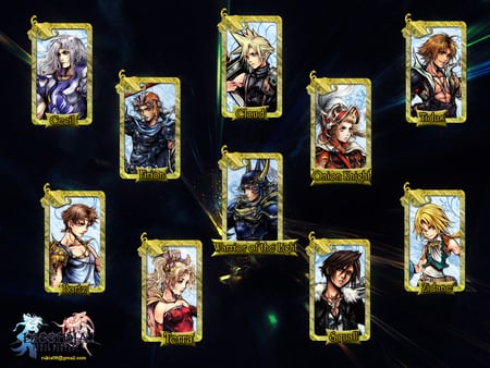 Dissidia : Fight for COSMOS - dissidia, bartz, final fantasy, zidane, warrior of the light, squall, firion, terra, squaresoft, square enix, cloud, cecil, onion knight, final fantasy dissidia, tidus