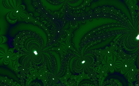 Light the way - fractal, 3d, mind teaser, green, computer art, cg