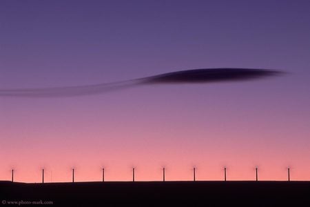 A Lenticular Cloud Over Wyoming - space, clouds