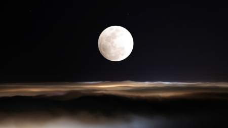 Moon - moon, scenary, night, dreams