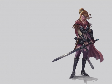 Fantasy - Fantasy, sword, women, CG